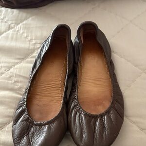 Tieks Chocolate Leather Flats